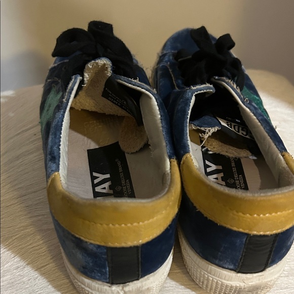 Golden Goose “May” blue velvet! So cute - Picture 4 of 7
